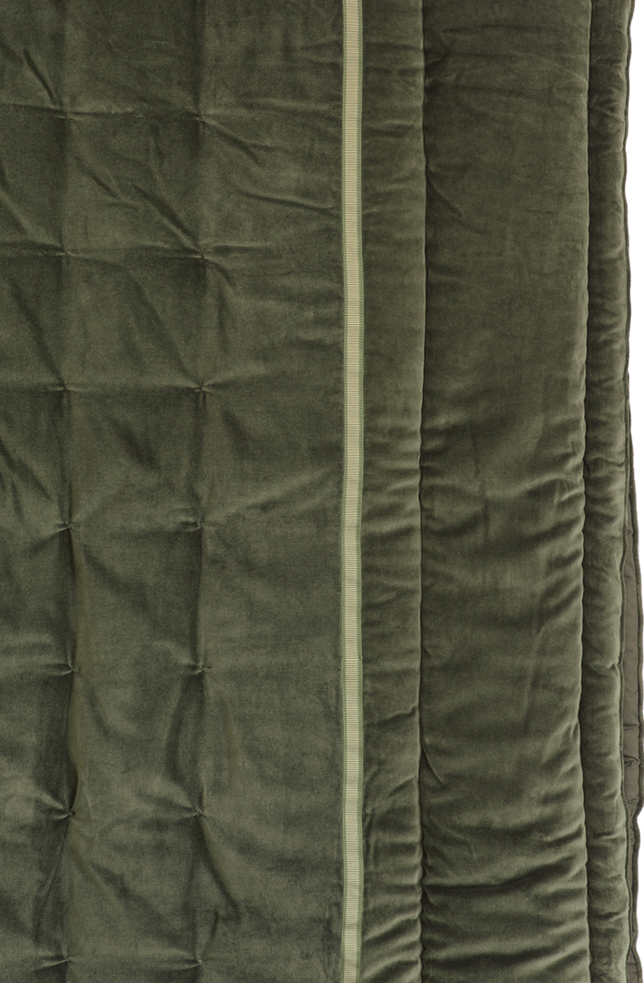 Bianca Lorenne Luchesi Olive Comforter | Luxury Velvet Comforter NZ image 4
